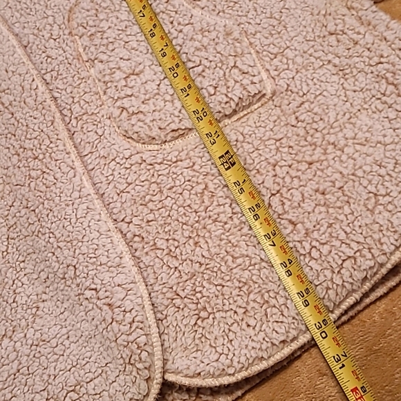 Teddy Coat - LAST ONE - Sherpa Fleece MILITARY HIPPIE - Picture 12 of 12